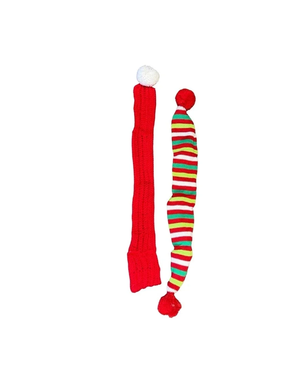 Santa Holiday Dog Hats and Scarves